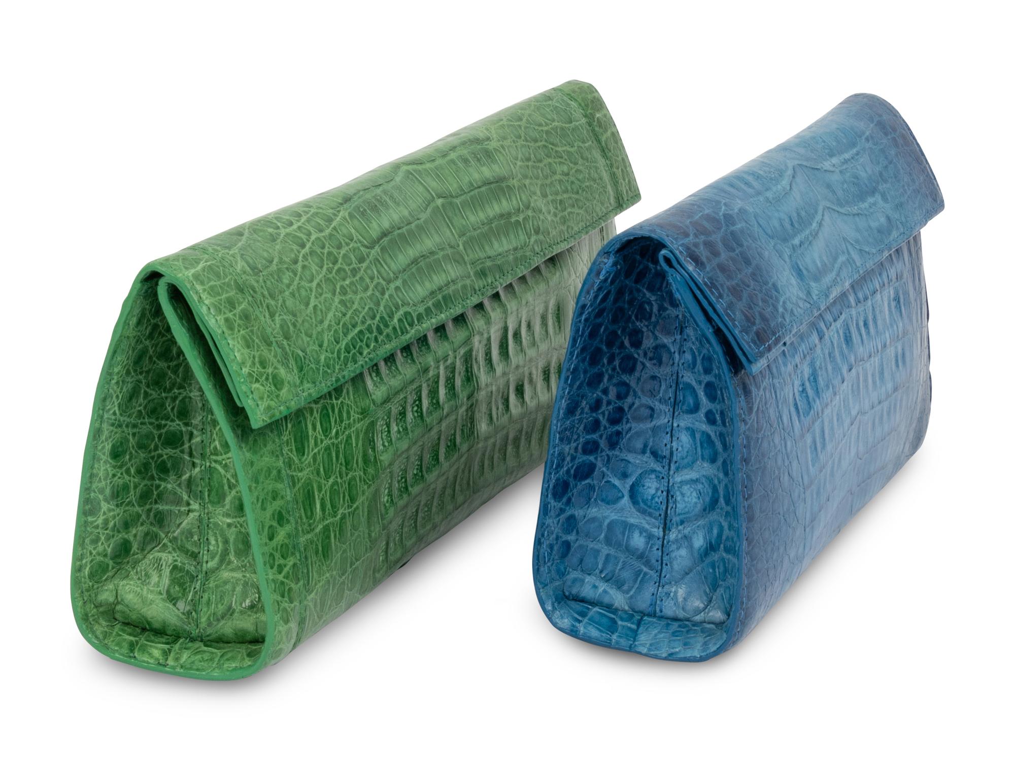 Two Nancy Gonzalez Crocodile Clutches
