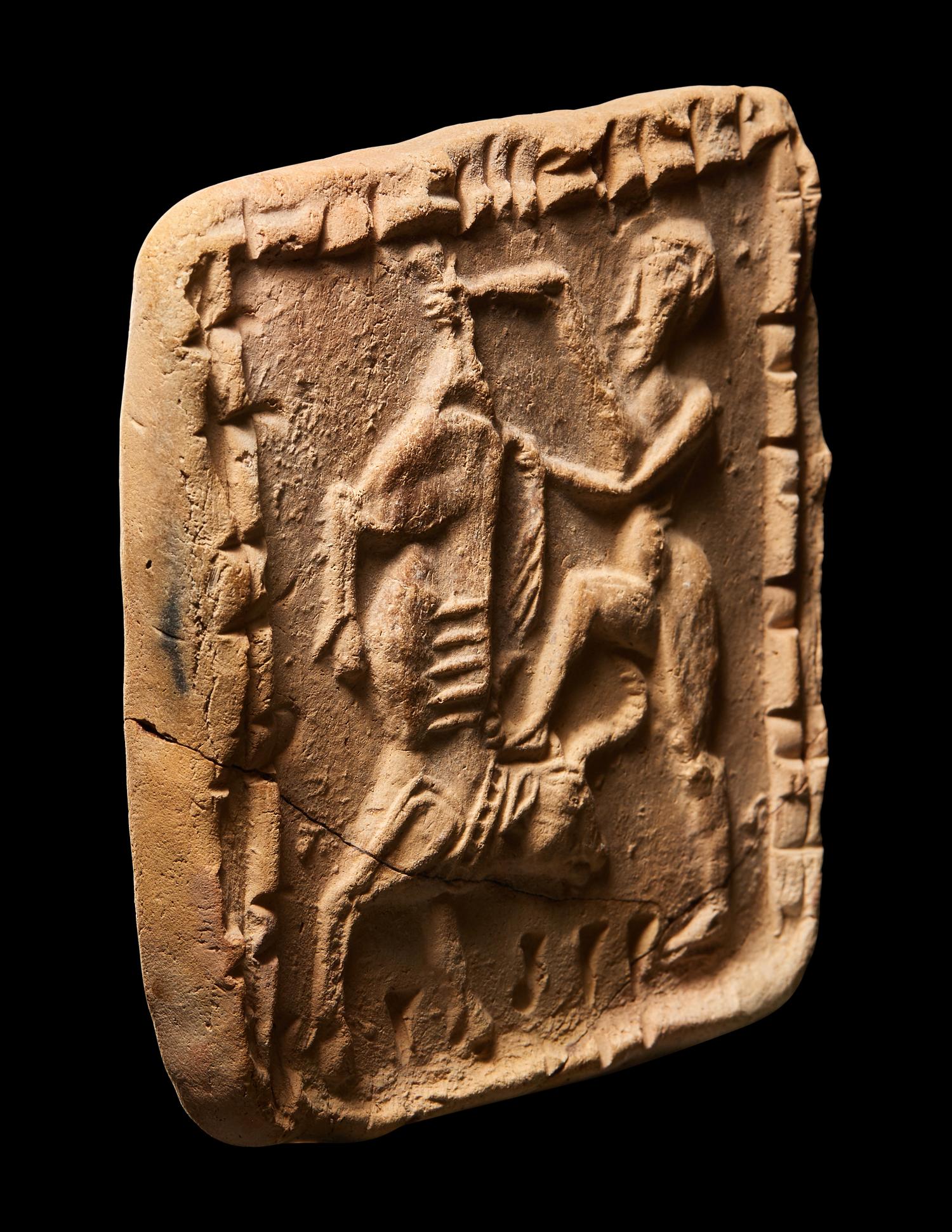A Mesopotamian Terracotta Plaque
