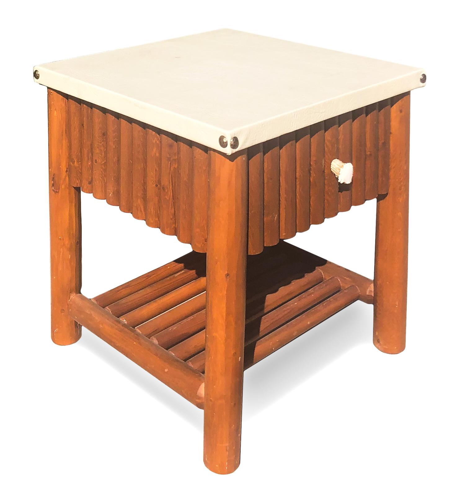 Molesworth Style Side Table by New West Furniture Company 25 x 24 x 24 inches