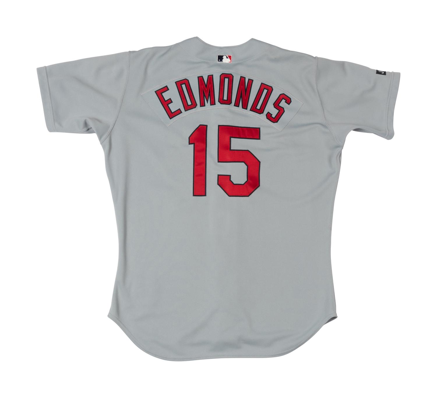 A 2002 Jim Edmonds St. Louis Cardinals Jersey