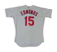 A 2002 Jim Edmonds St. Louis Cardinals Jersey