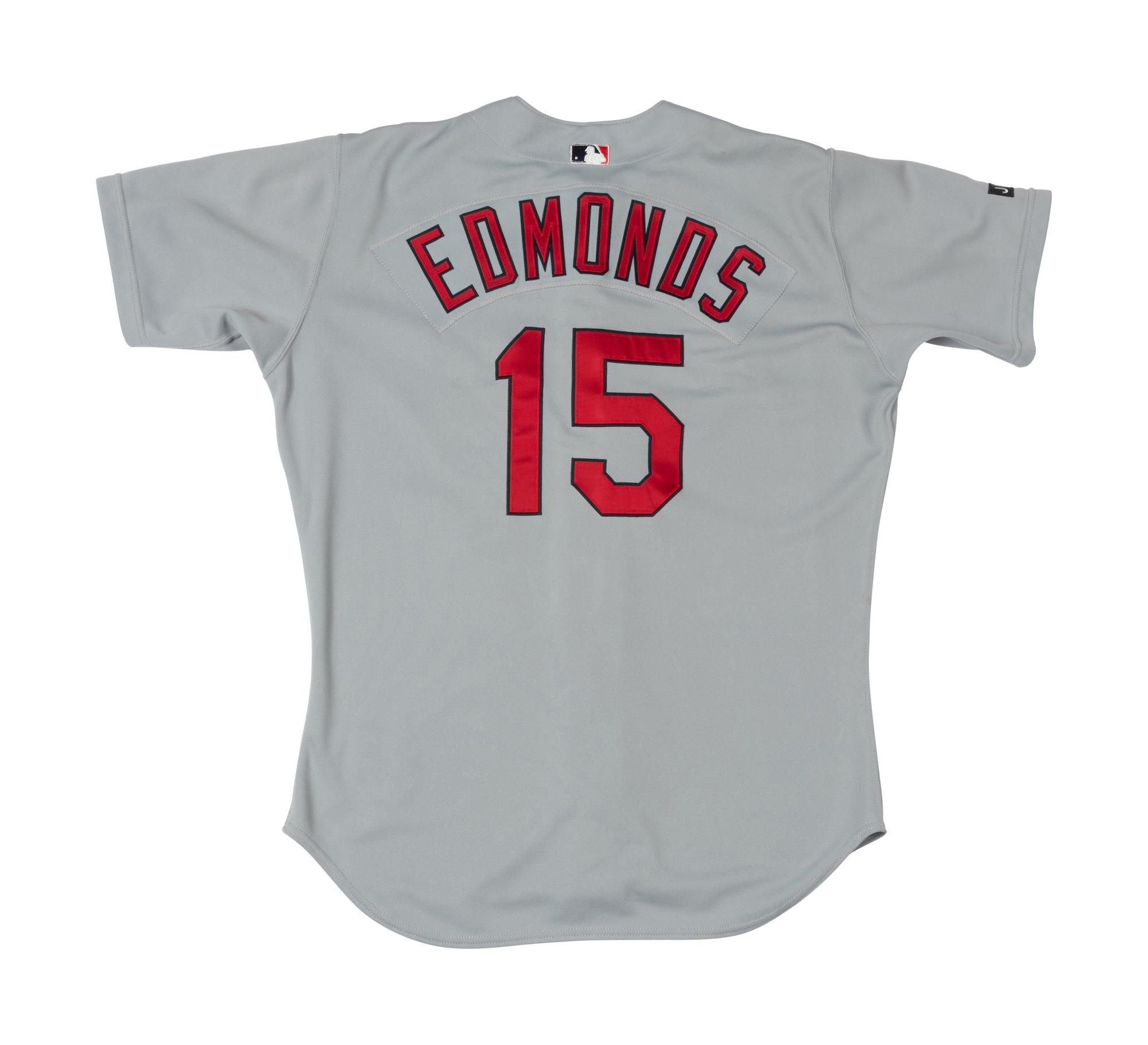 A 2002 Jim Edmonds St. Louis Cardinals Jersey