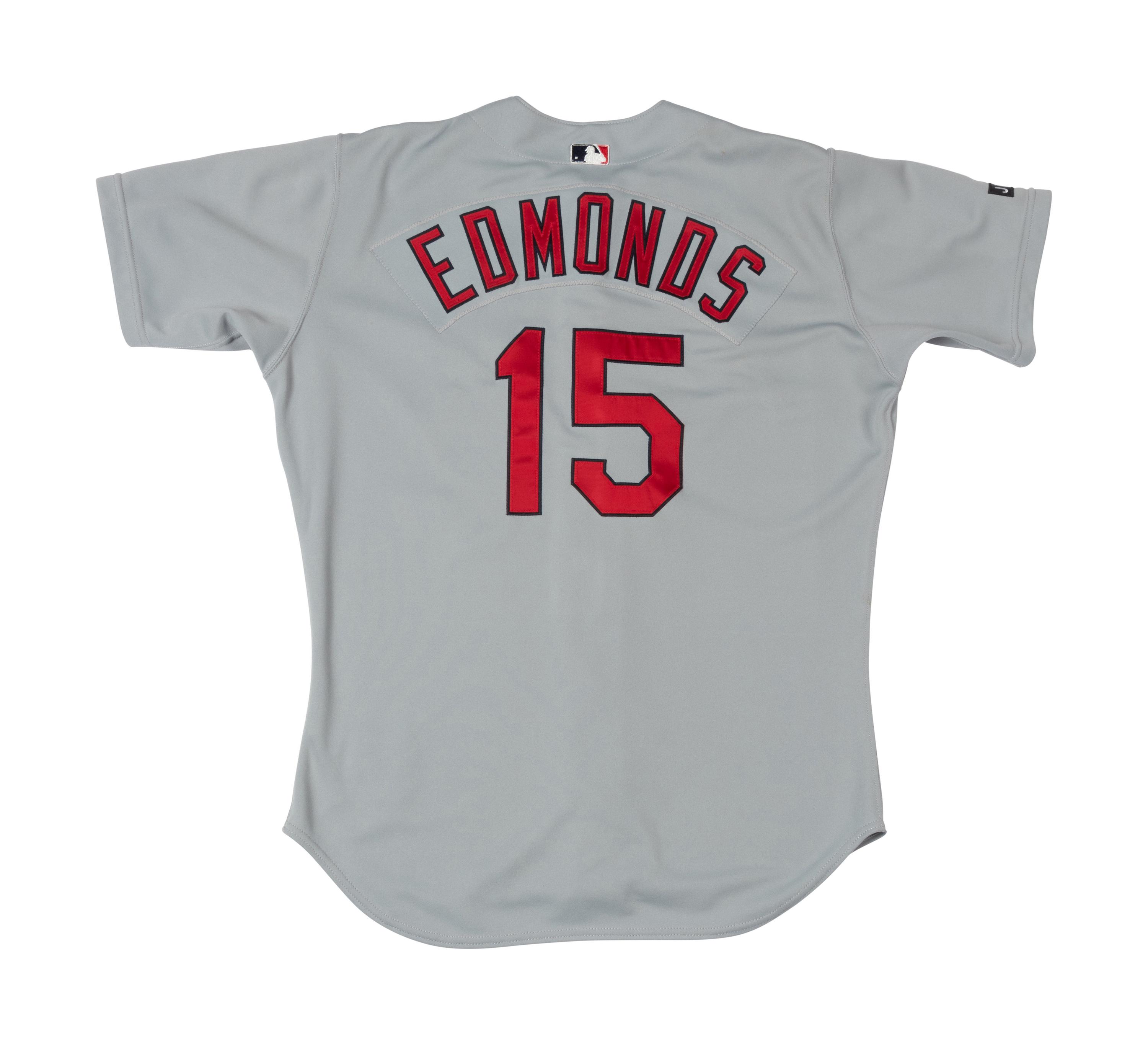 A 2002 Jim Edmonds St. Louis Cardinals Jersey