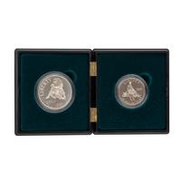 [EXONUMIA]. Civil War Battlefield Commemorative two-coin proof set. US Mint, 1995.