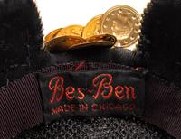 Three Bes-Ben Hats; One with Coins, One with Strawberries, One with Cats