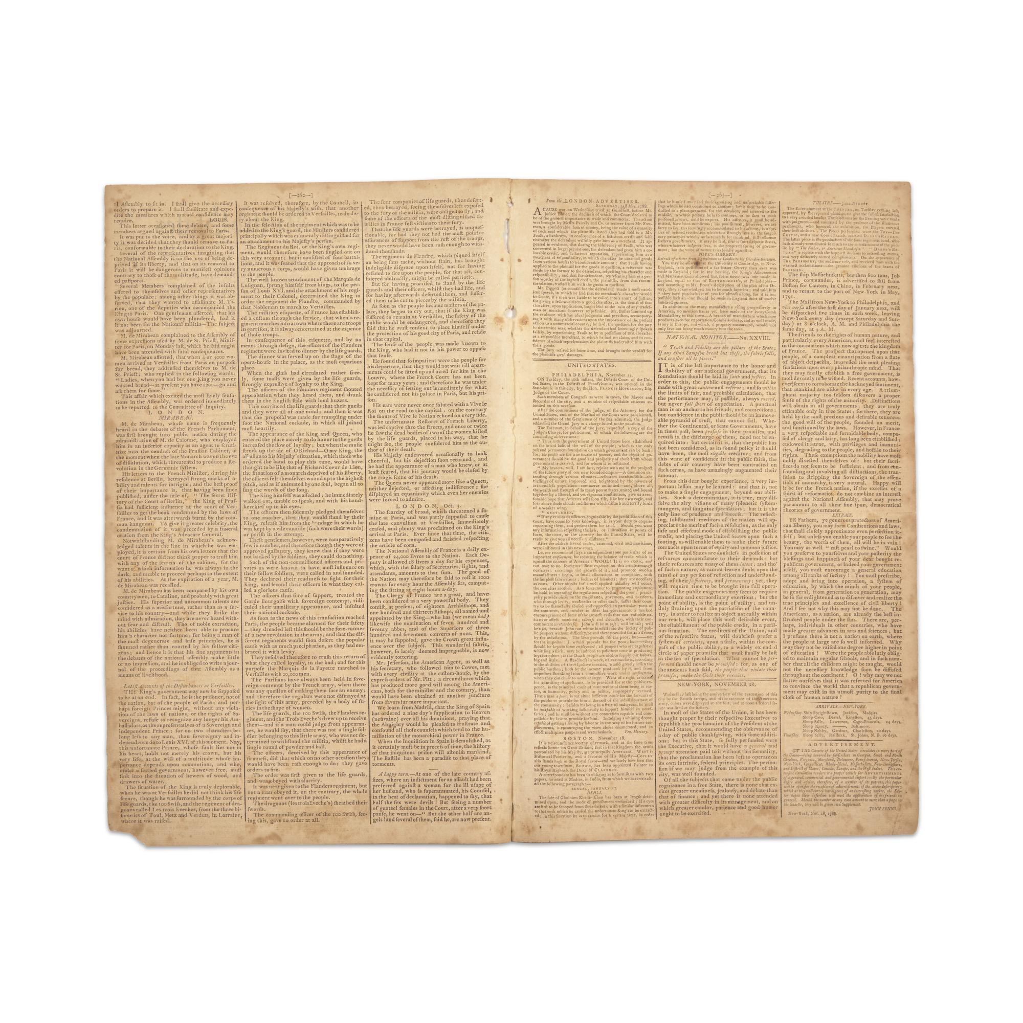 [African-Americana] Pennsylvania Abolition Society's "Plan for Improving the Condition of the Free Blacks", Printed in the "Gazette of the United States"