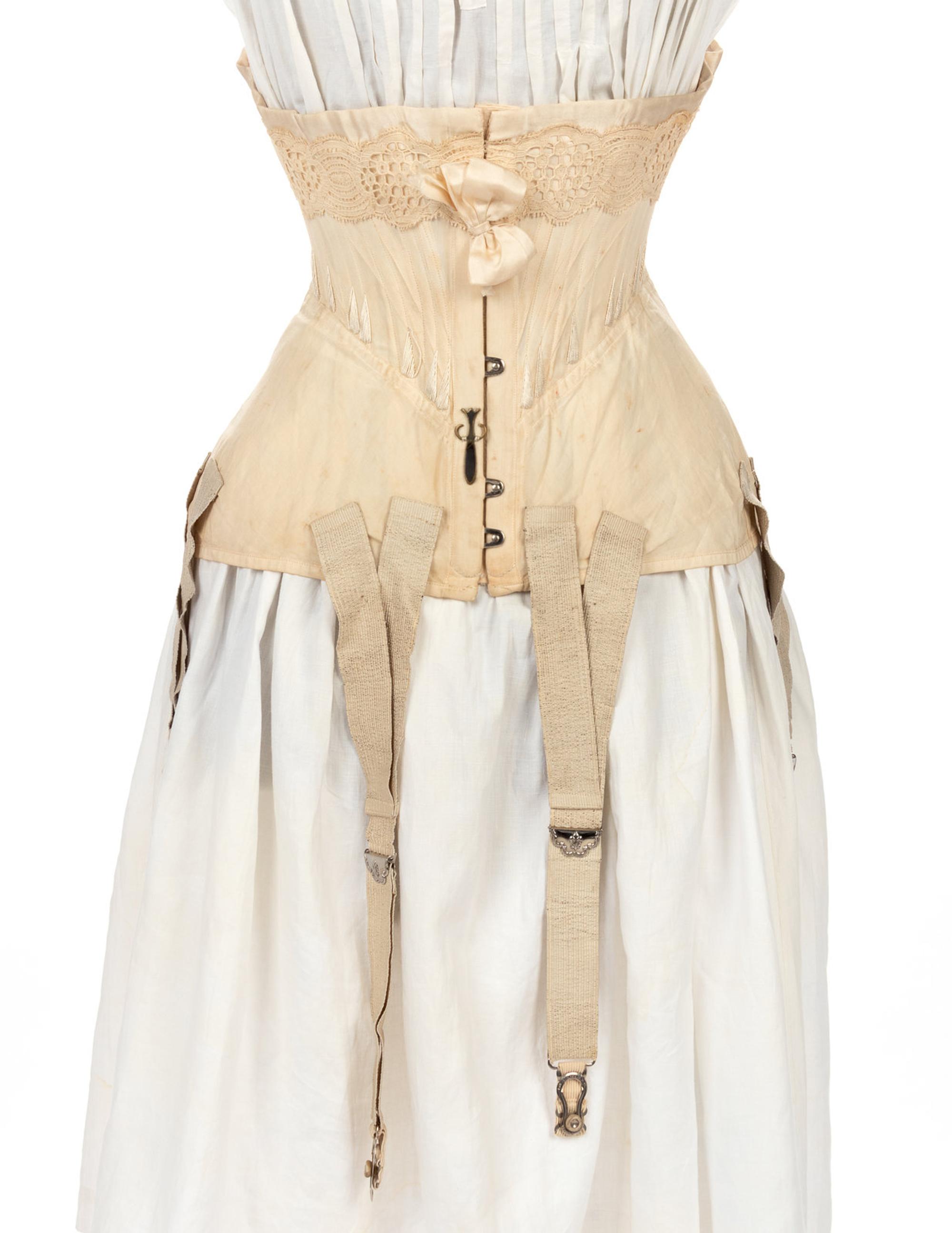 Three 19th and Early 20th Century Corsets, 1870-1902
