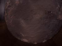 Deeply Carved Blackware Pottery Jar