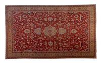 A Heriz Style Wool Rug, 14 feet 2 inches x 9 feet 11 inches.