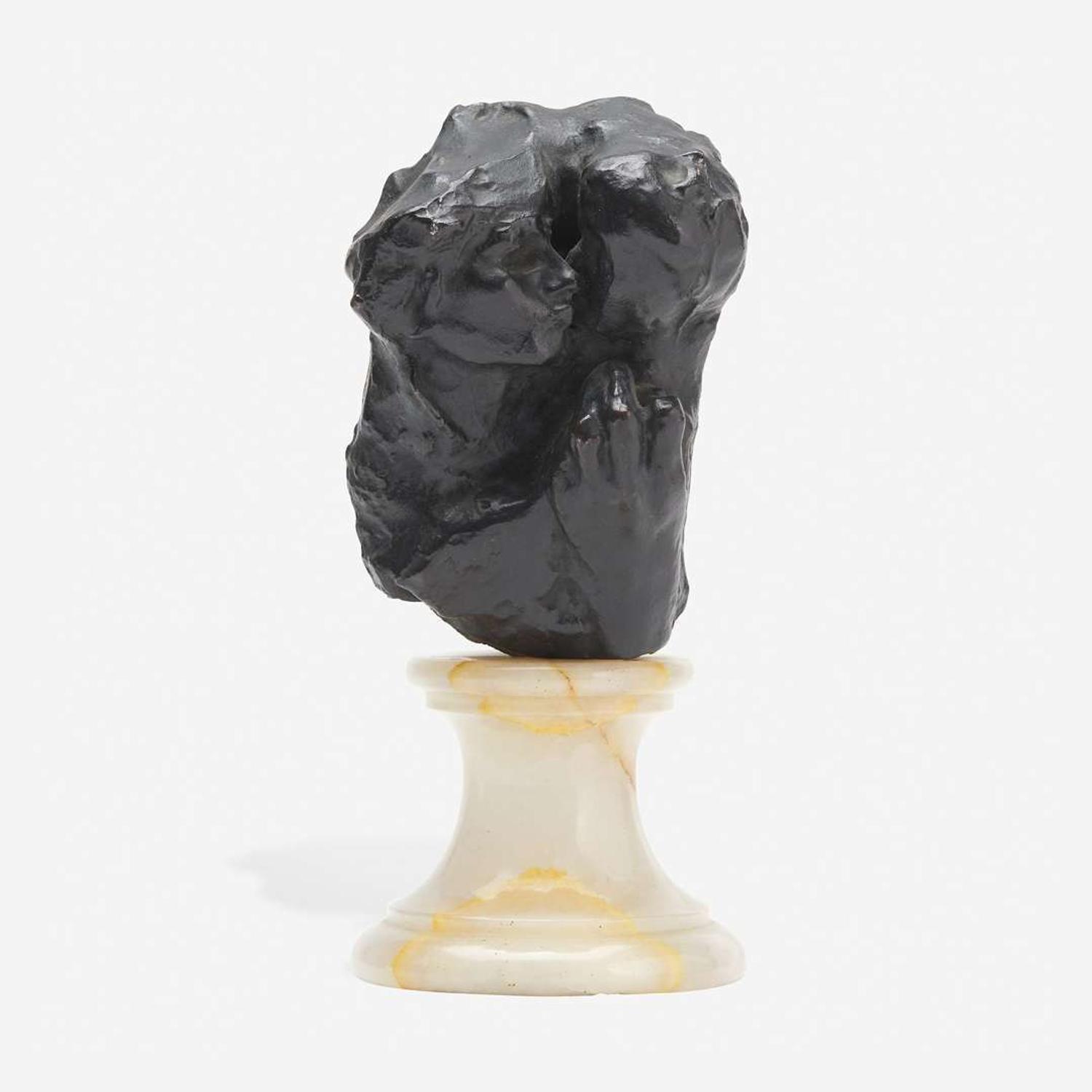 Auguste Rodin (French, 1840–1917) Maquette Préparatoire Pour le Bas-Relief du 'Poète et La Muse'