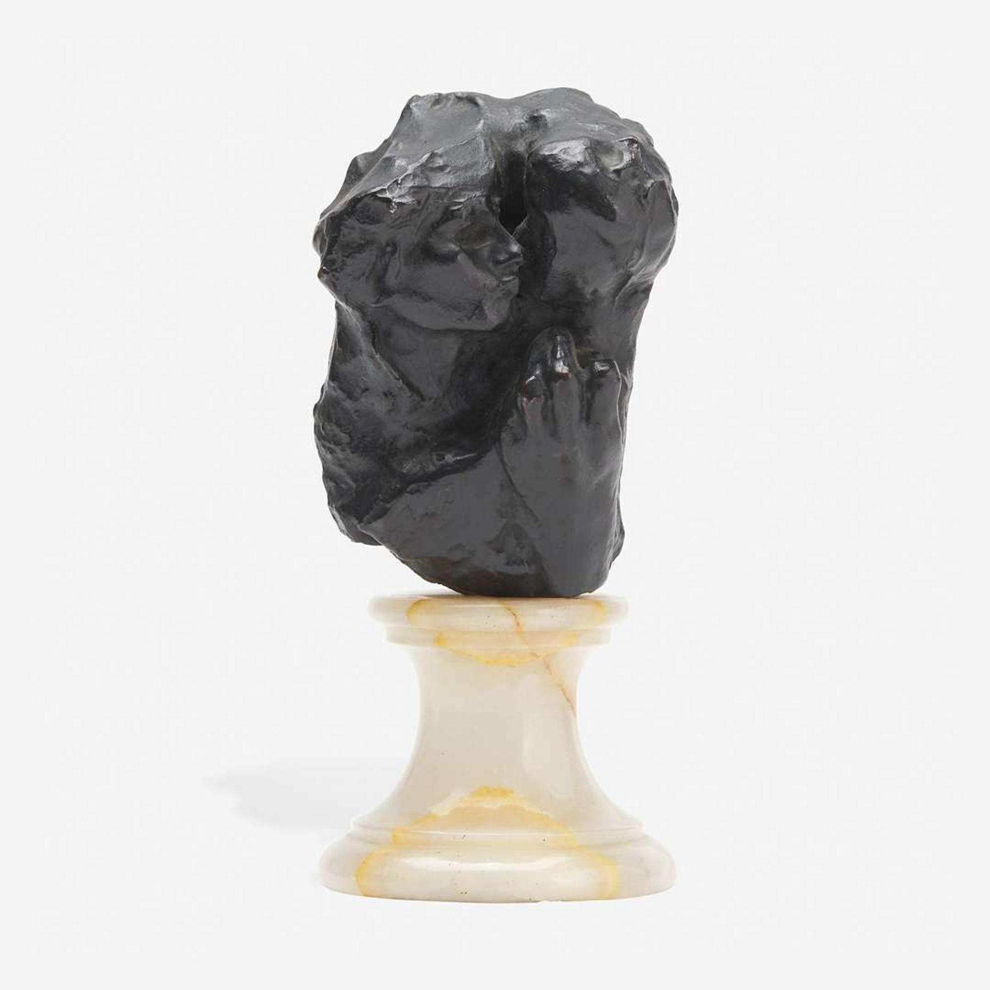 Auguste Rodin (French, 1840–1917) Maquette Préparatoire Pour le Bas-Relief du 'Poète et La Muse'