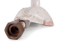 A Painted Cast Iron Duck-Form Sprinkler