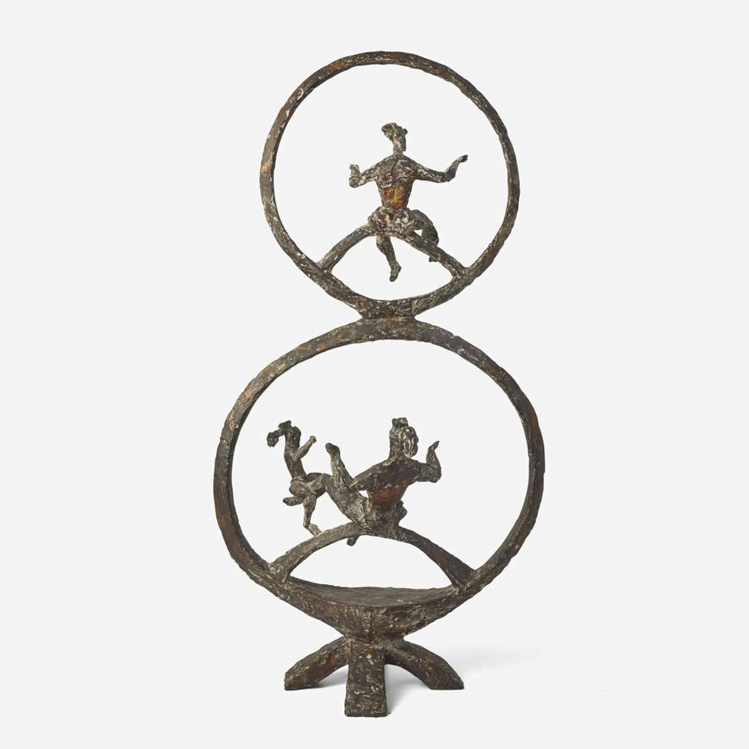 Chaim Gross (American, 1904-1991) Acrobats