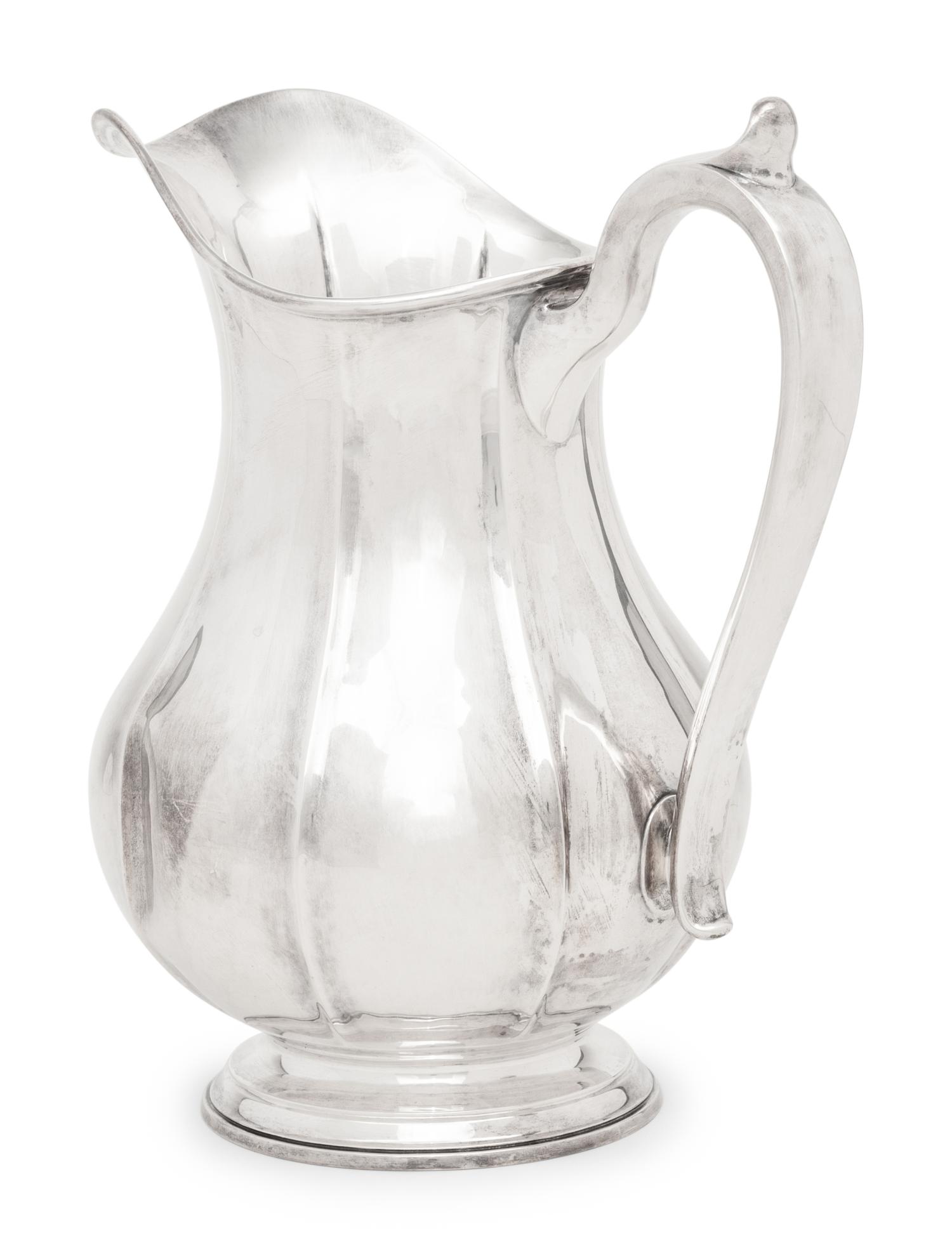 An American Silver Water Pitcher
