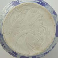 A Wedgwood Blue Dip Jasperware Portland Vase UK, late 19th century