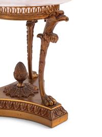 A Pair of Gilt Metal and Rock Crystal Tazze