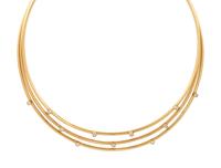 CRAIG DRAKE, YELLOW GOLD AND DIAMOND COLLAR NECKLACE