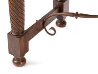 A Spanish Baroque Style Walnut Trestle Table