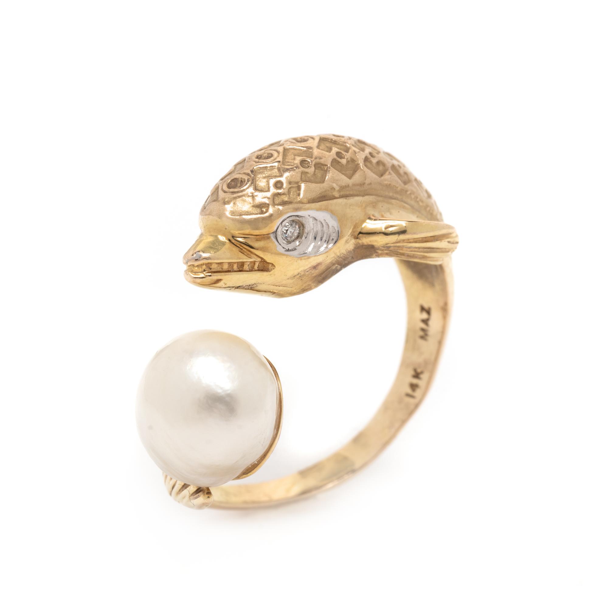 MAZ, YELLOW GOLD AND CULTURED PEARL SUITE
