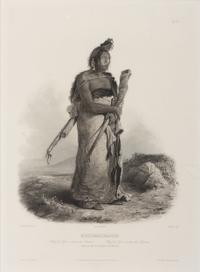 BODMER, Karl (1809-1893). ACKERMAN & Co., publisher. A group of 2 engravings of Mandan and Gros Ventre Indians.