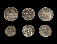 [ANCIENT] Consular Period. Six AR Denarii. (1st Century BCE)