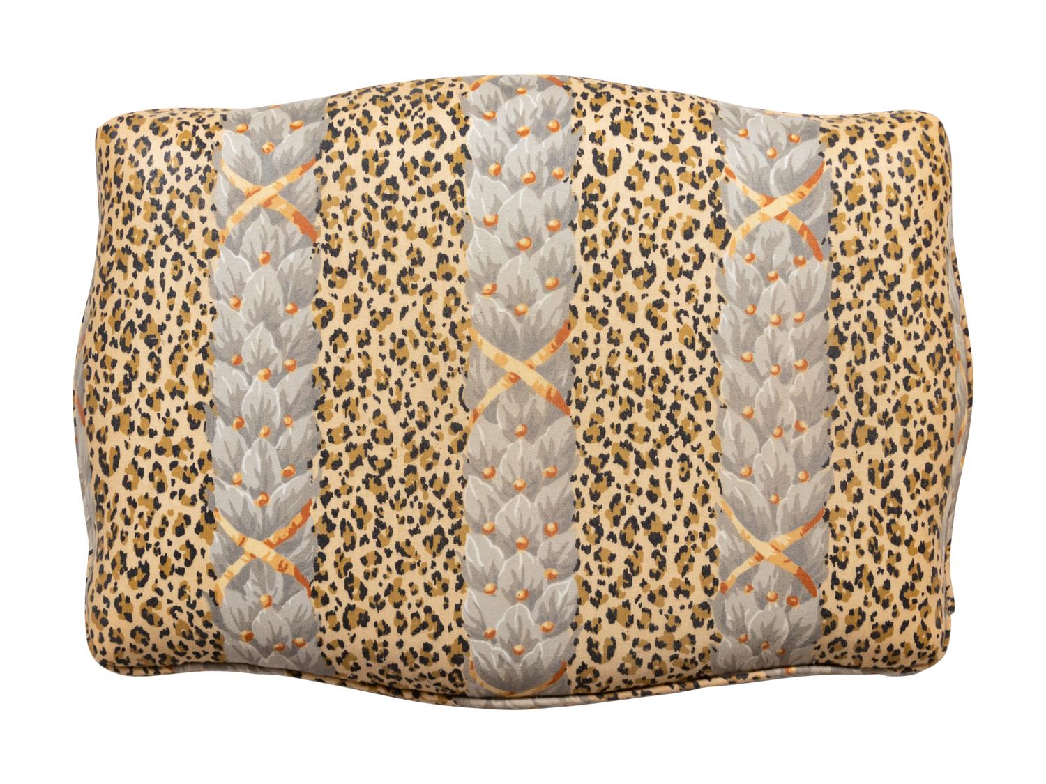 Three Upholstered Foot Stools