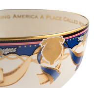 A Lenox Porcelain Millennium Pattern Presentation Bowl from the Clinton Administration