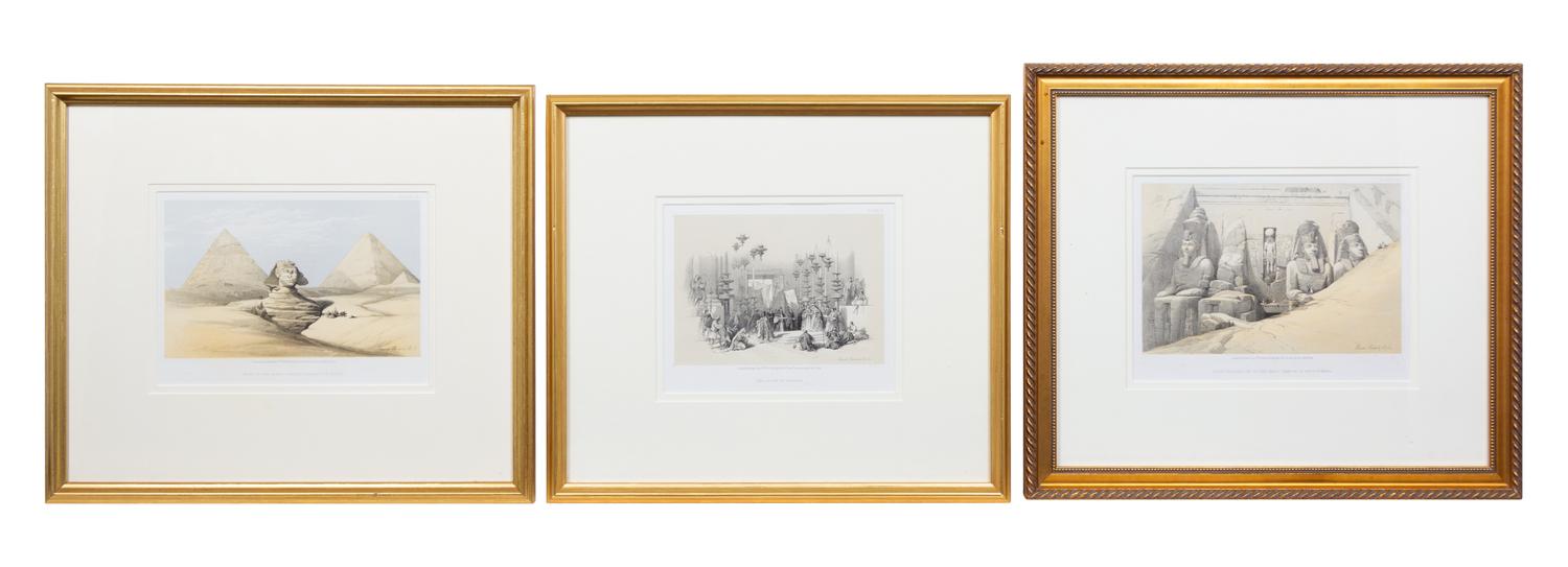 ROBERTS, David (1796-1864). A group of 14 small-format lithograph prints from "The Holy Land", including: