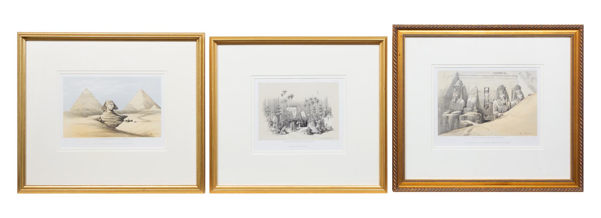 ROBERTS, David (1796-1864). A group of 14 small-format lithograph prints from "The Holy Land", including: