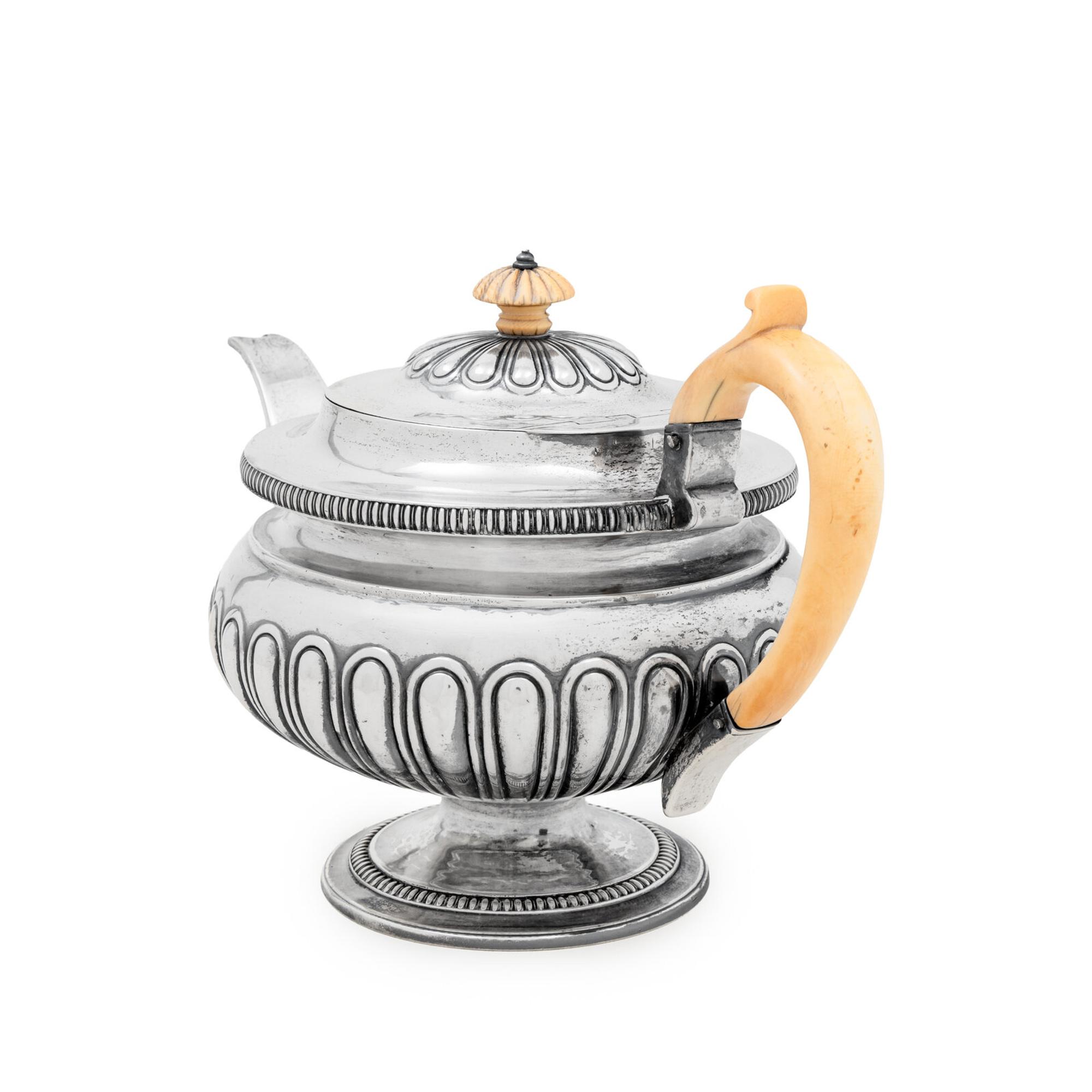 An Irish George III Silver Teapot
