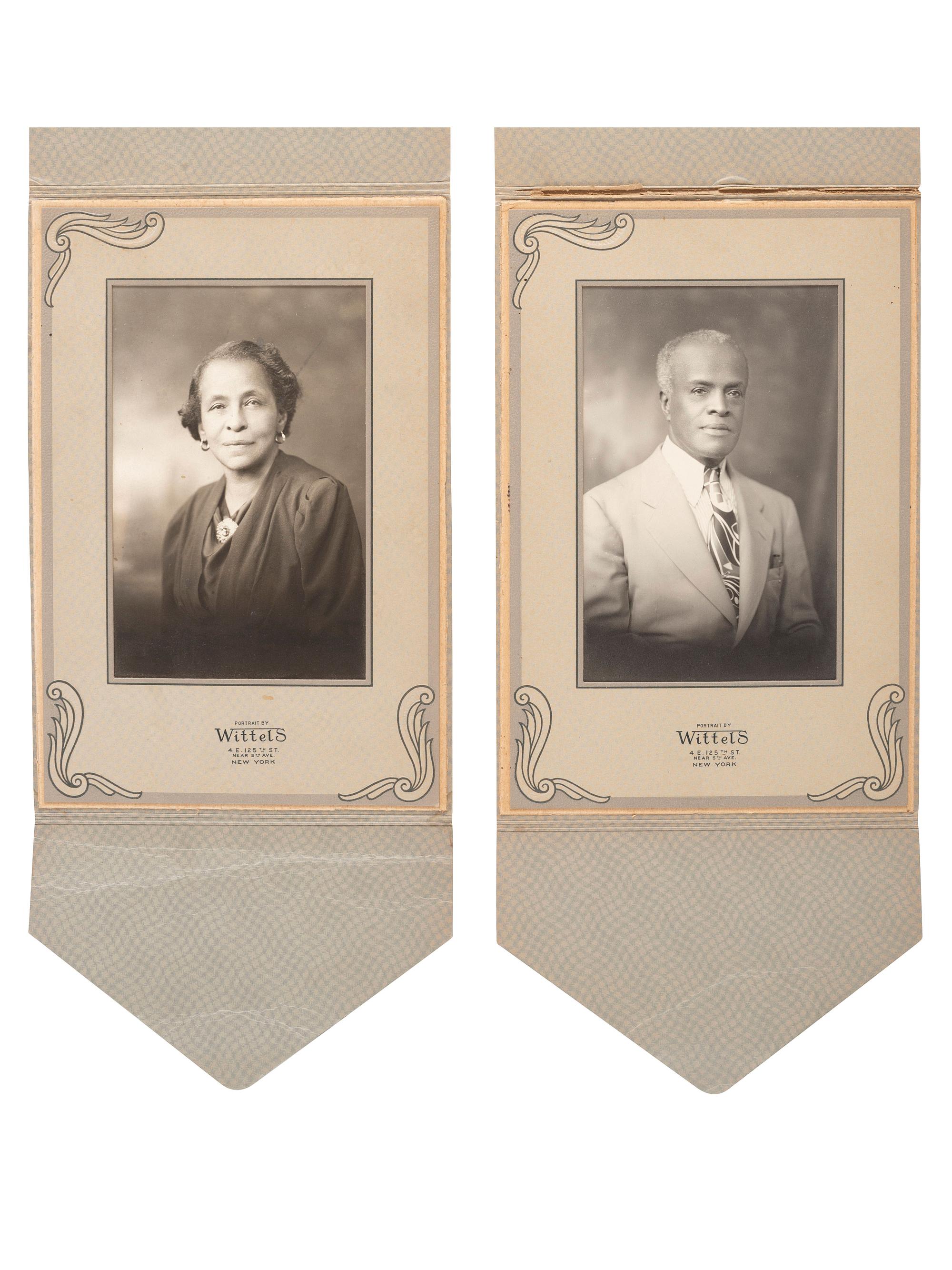 [EDUCATION - EARLY PHOTOGRAPHY]. A group of 9 photographs, incl. African American athletes and graduates of Ballard Normal School, Macon, GA.