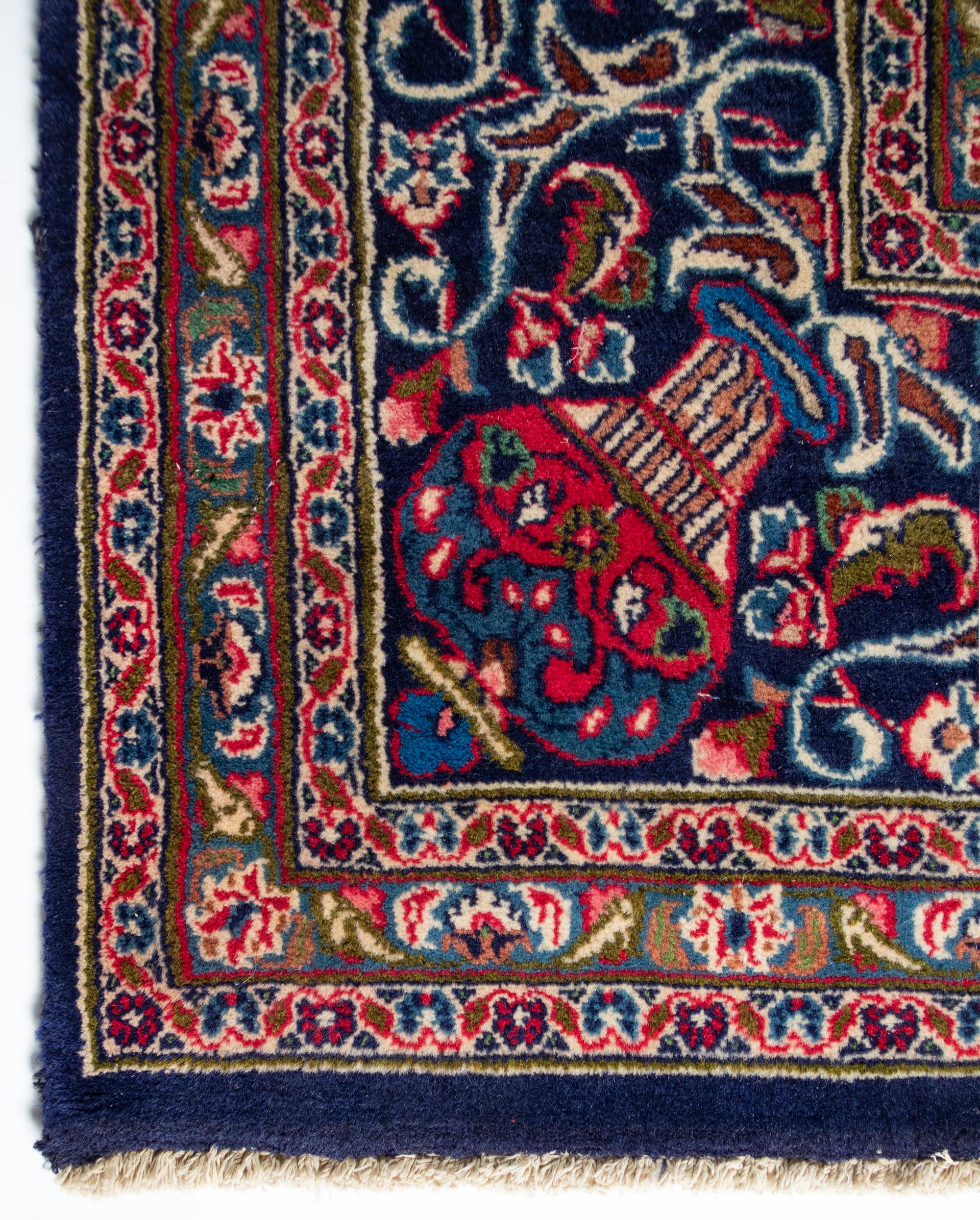 A Kashan Wool Rug