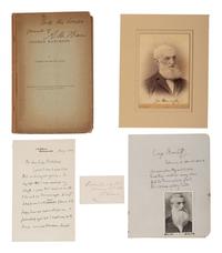 BANCROFT, GEORGE (1800-1891). A group of items related to George Bancroft incl. ALS.
