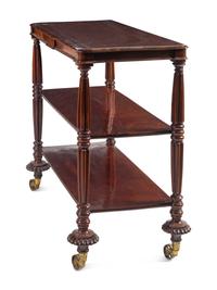 A William IV Figured Mahogany Server