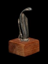 Two Egyptian Bronze Uraeus Finials