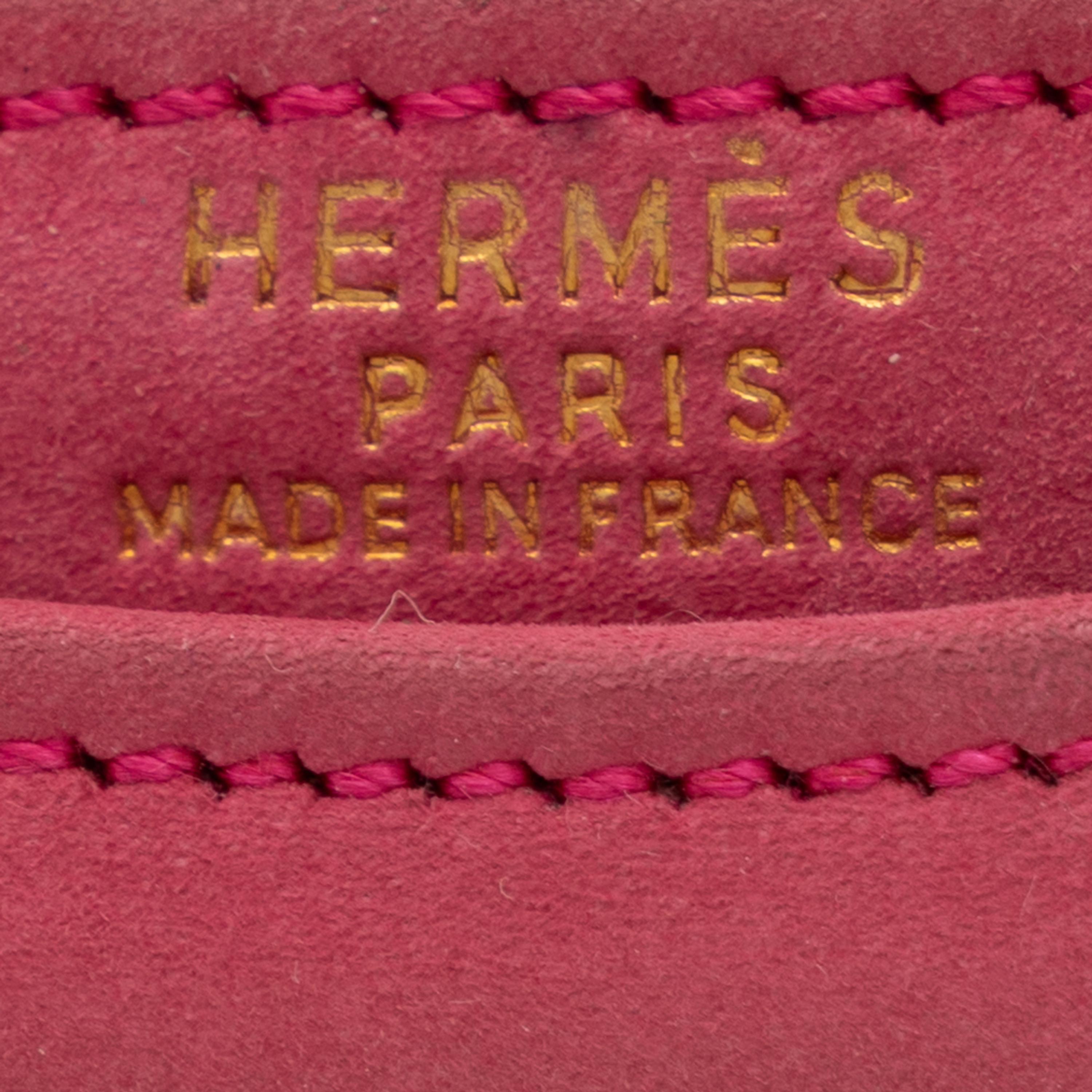 Hermès, Alcazar Bag in Pink Doblis Suede, 1986