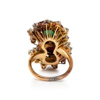 MULTIGEM AND DIAMOND RING
