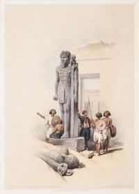 David Roberts, (British, 1796-1864), Views of Egypt published by FG Moon, comprising View from Under the Portico of the Temple of Dende