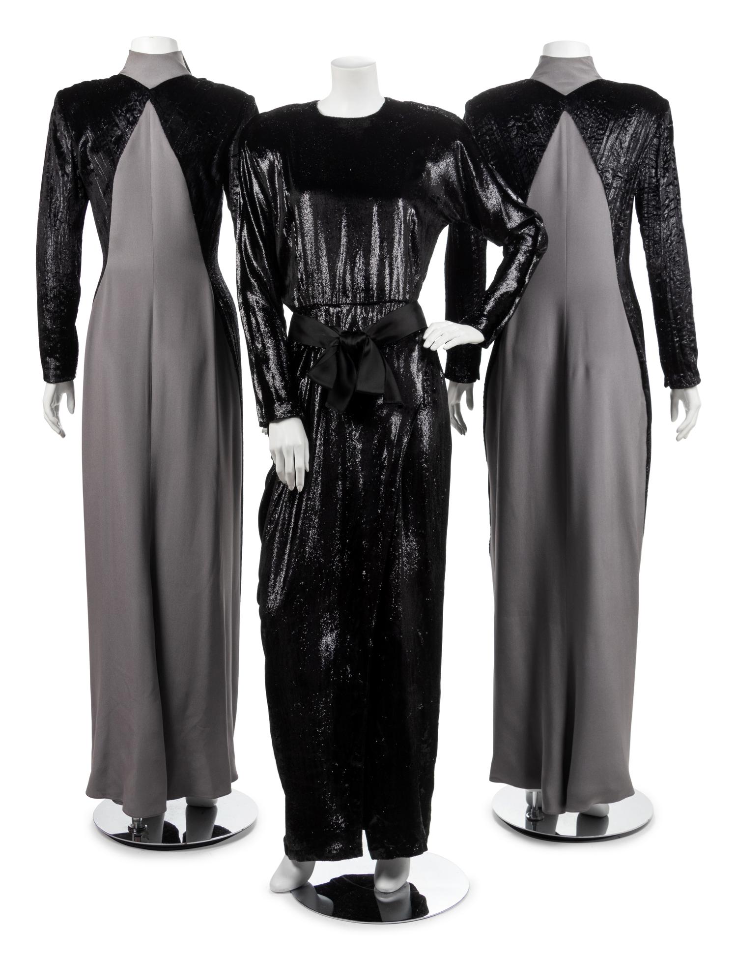 Three Geoffrey Beene Dresses, Fall 1989