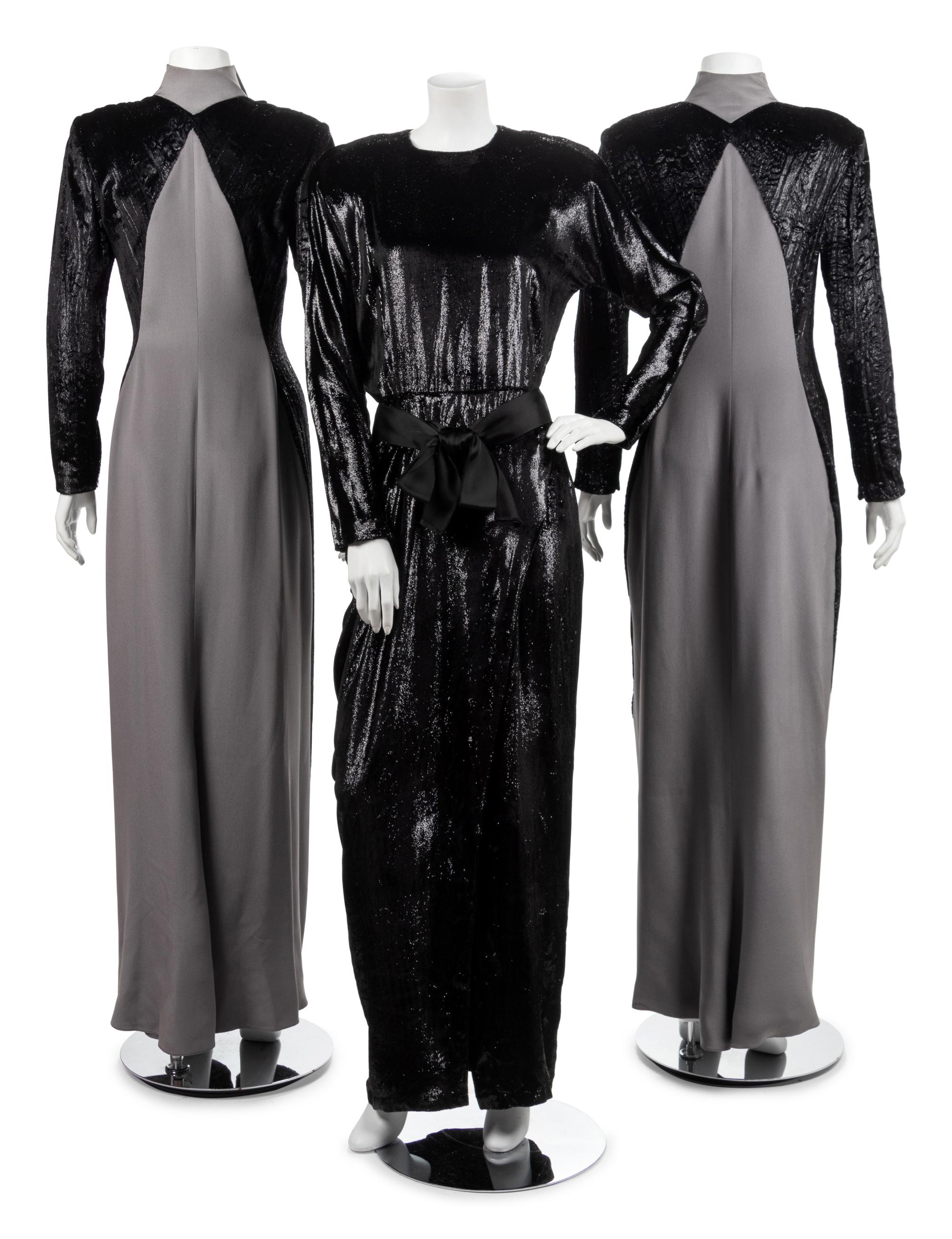 Three Geoffrey Beene Dresses, Fall 1989