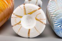 Eight American Art Glass Vases