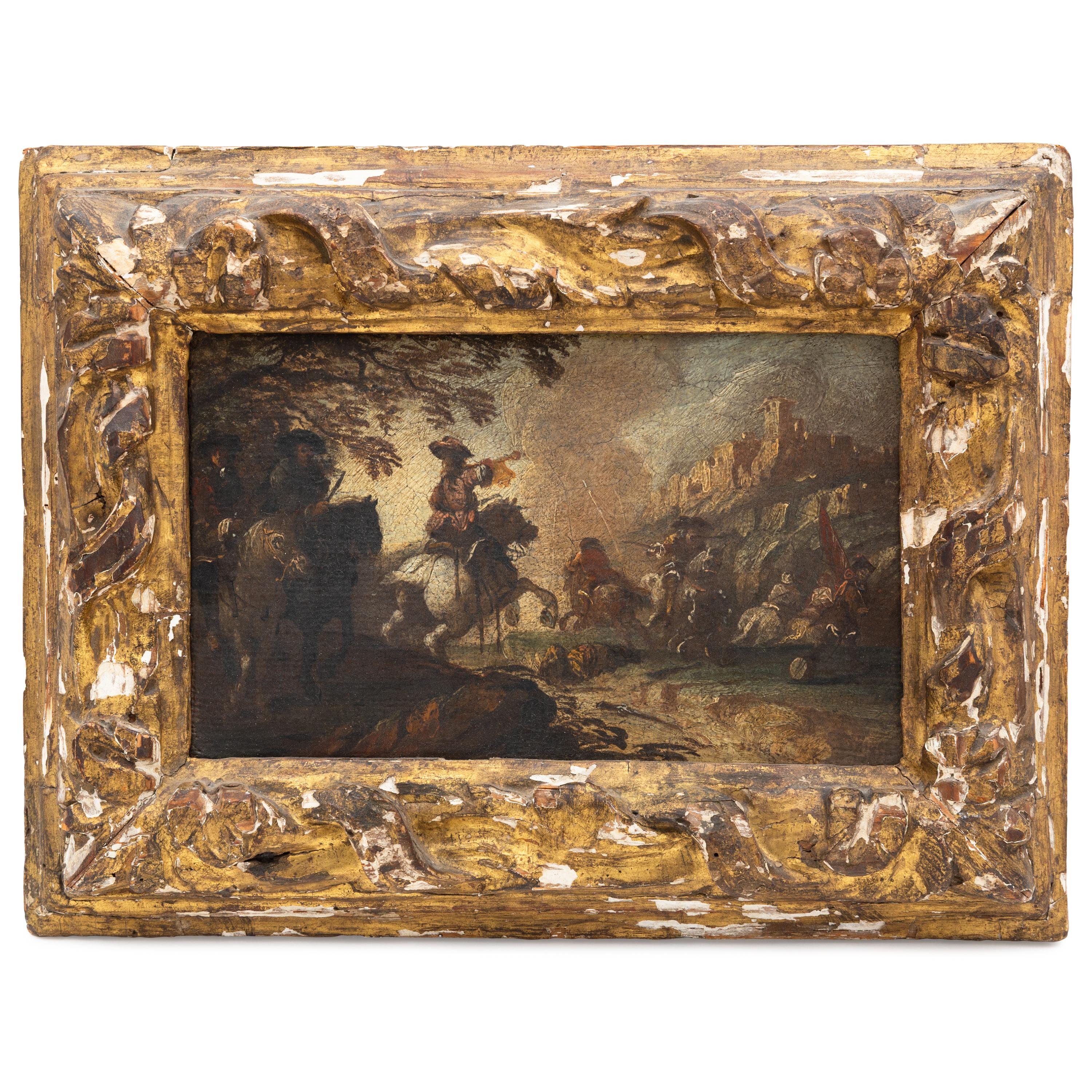 Follower of Francesco Guardi (Italian, 1712-1793) — Battle Scene