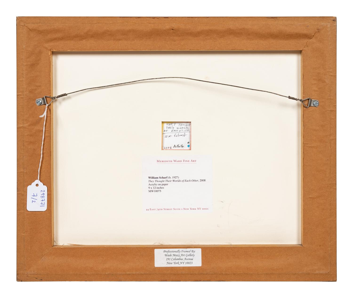 The Scratched and Unfixed Air, 2007-8 and They Thought Their Worlds of Each Other, 2008 (a pair of works)