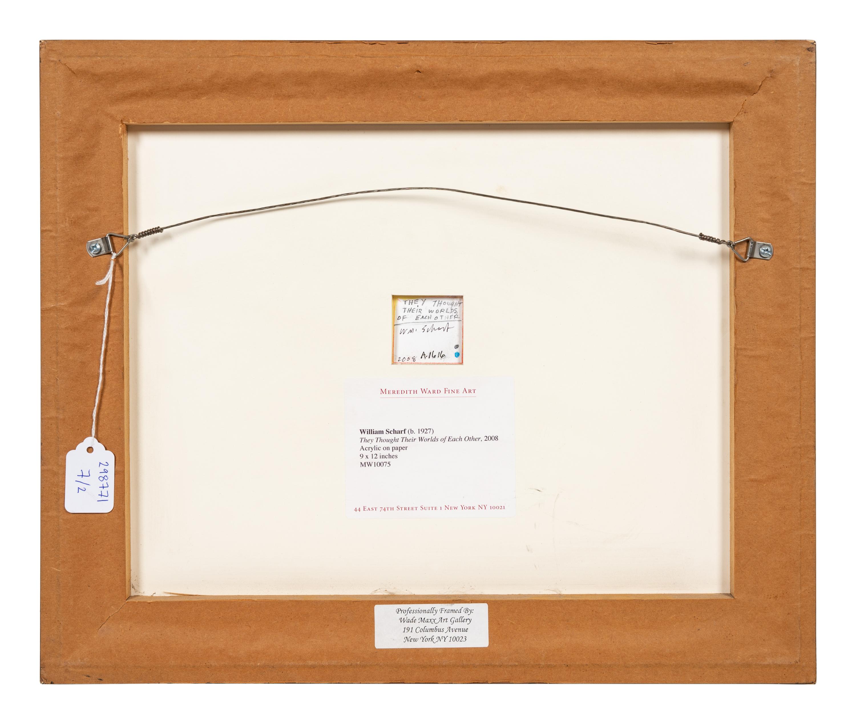 The Scratched and Unfixed Air, 2007-8 and They Thought Their Worlds of Each Other, 2008 (a pair of works)
