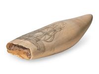 A Scrimshaw Whale's Tooth, 19th Century