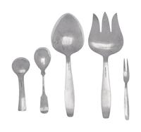 Six Allan Adler Silver Flatware Articles