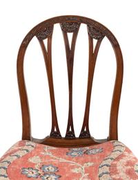 A Set of Eight George III Style Mahogany Dining Chairs