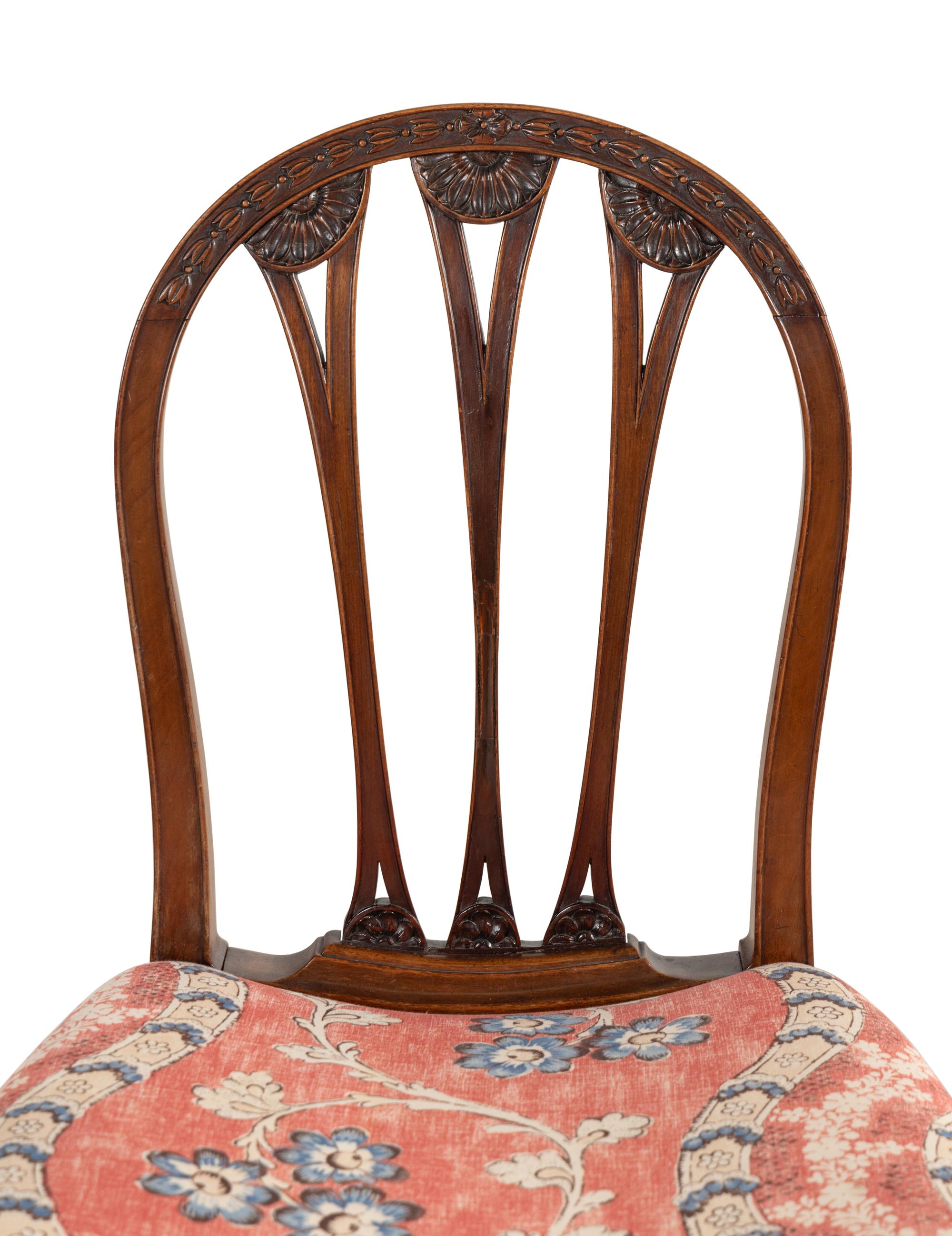 A Set of Eight George III Style Mahogany Dining Chairs