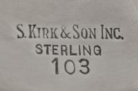 An S. Kirk and Son Silver Repousse Four-Piece Tea and Coffee Service