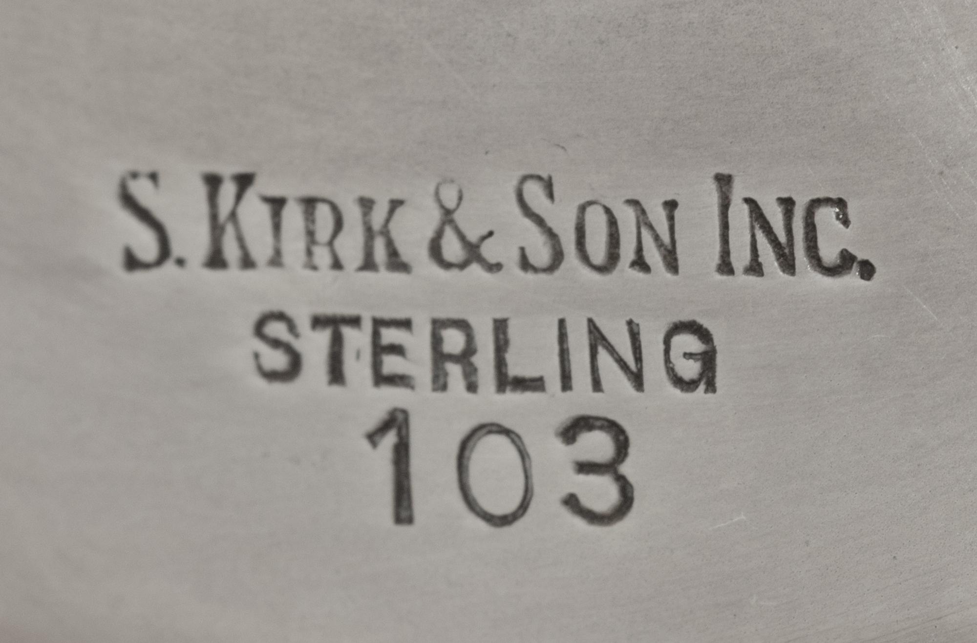 An S. Kirk and Son Silver Repousse Four-Piece Tea and Coffee Service